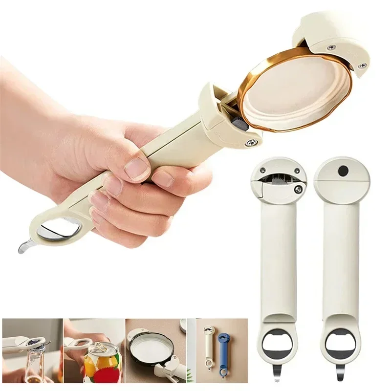 Opener Retractable Glass Can Beer Cap Opener Magnetic Suction Stainless Steel Kitchenware New Multi-functional Bottle