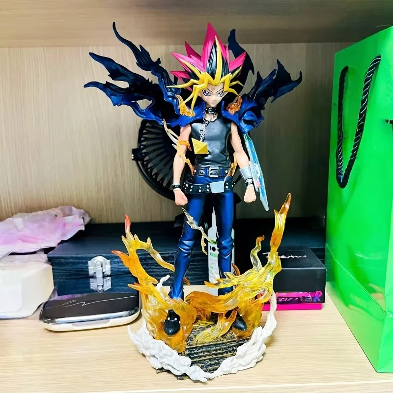

In Stock 28cm Anime Duel Monsters Anime Figure Gk Yugi Muto Doll Statue Model Desktop Ornamental Model Trendy Toy Birthday Gift