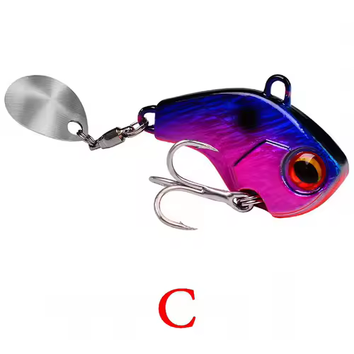 Fishing Lures Wobble Rotating Metal Vib Vibration Bait Winter Fishing 6g 15g 28g Artificial Hard Baits Spinner Spoon Lure Pesca - Image 11