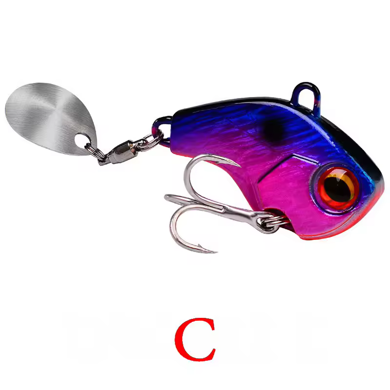 Fishing Lures Wobble Rotating Metal Vib Vibration Bait Winter Fishing 6g 15g 28g Artificial Hard Baits Spinner Spoon Lure Pesca - Image 11