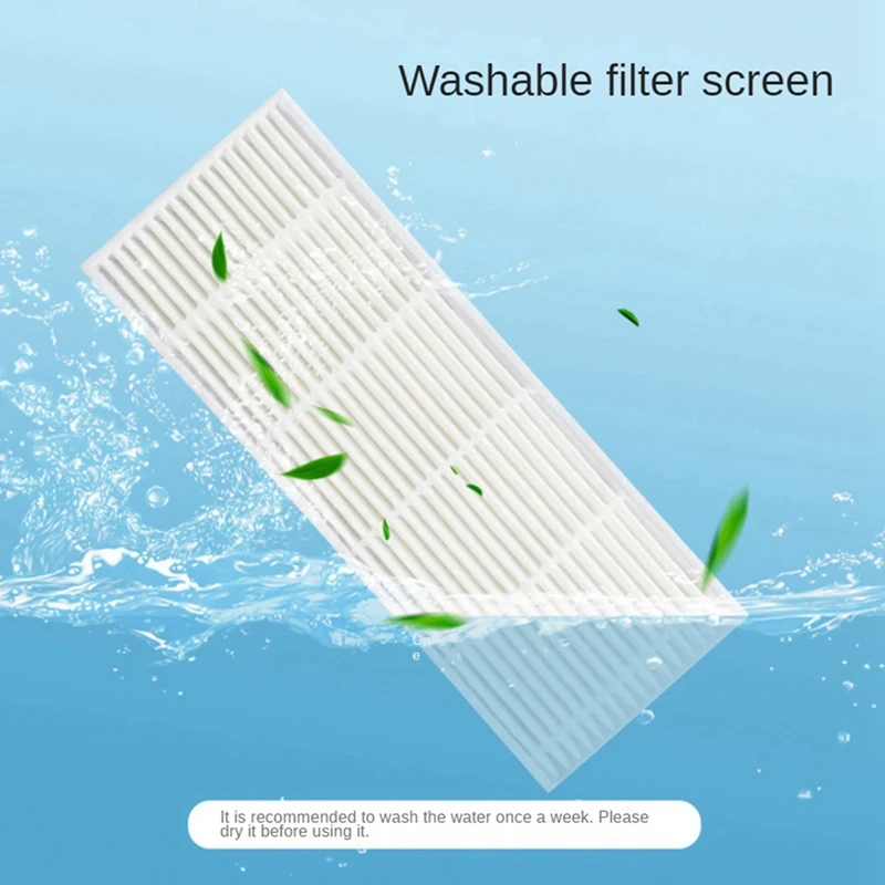 16 шт. запасные части для Lefant M210 M210S M210B M213, аксессуары для пылесосаhepa, фильтр, боковая щетка