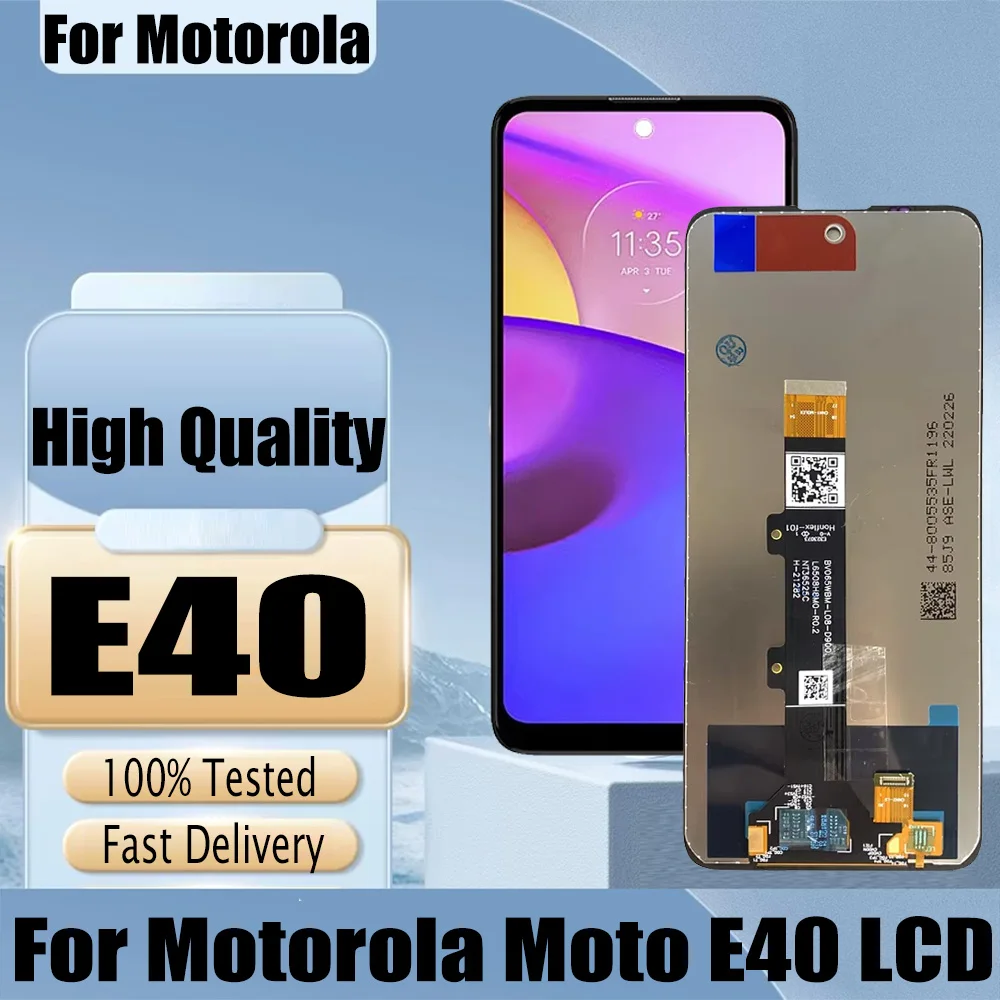 Pantalla LCD Original para Motorola Moto E40, repuesto de ensamblaje de digitalizador de pantalla táctil XT2159 para MOTO E40 LCD