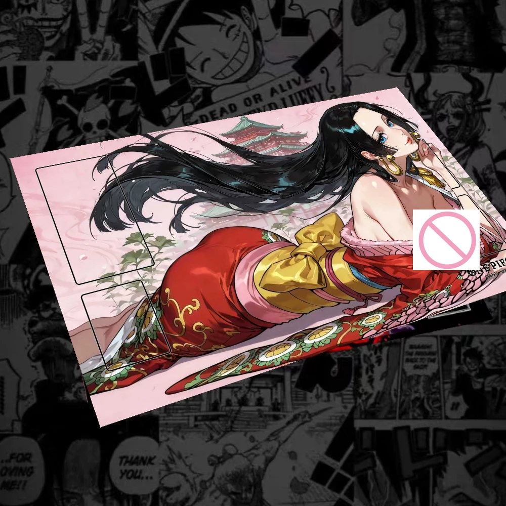 600X350X2Mm Diy One Piece Boa Hancock Single Player Board Game Card Duel Plate Battle Mat Opcg Hancock Card Protective Cover