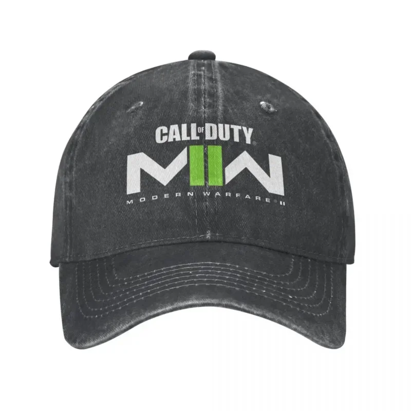 Vintage Call Of Duty Modern Warfare MW Baseball Caps Men Women Distressed Denim Headwear Outdoor Summer Caps Hat