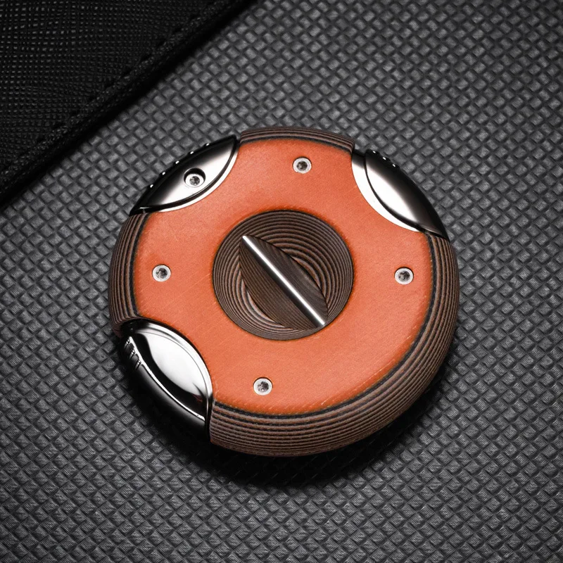 قاطعة السيجار ذات الشفرة المزدوجة | خيارات القطع والدائرية على شكل حرف V | تصميم محمول وحاد #3