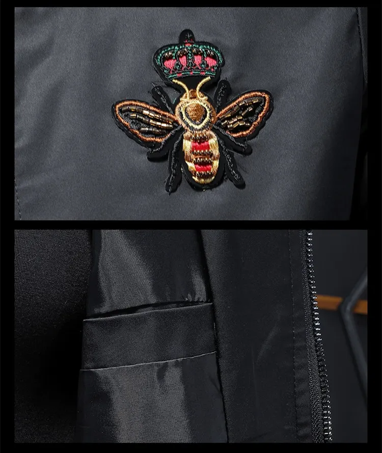 New Spring and Autumn Round Neck Baseball Jacket Men\'s Jacket Luxury Fashion Designer Casual Slim fit Coat  bomber jacket men