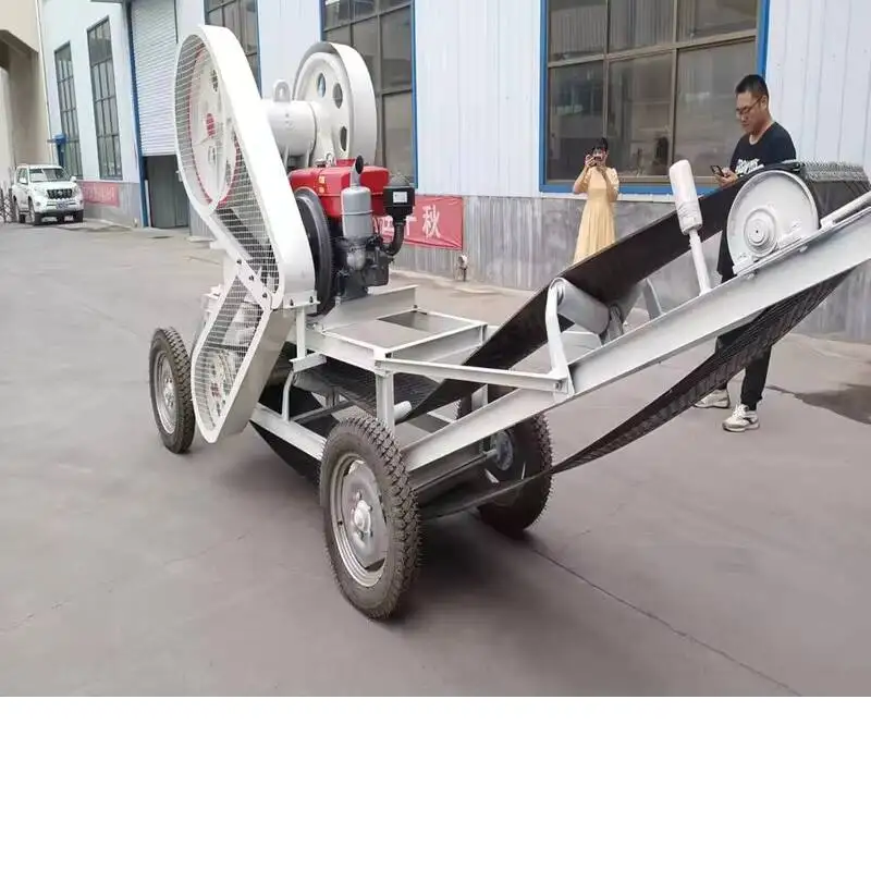 

Предпочтительная мобильная дробилка для экспорта по всему миру: дизельная щековая дробилка для гранита PE150*250, PE200*300, PE250*400