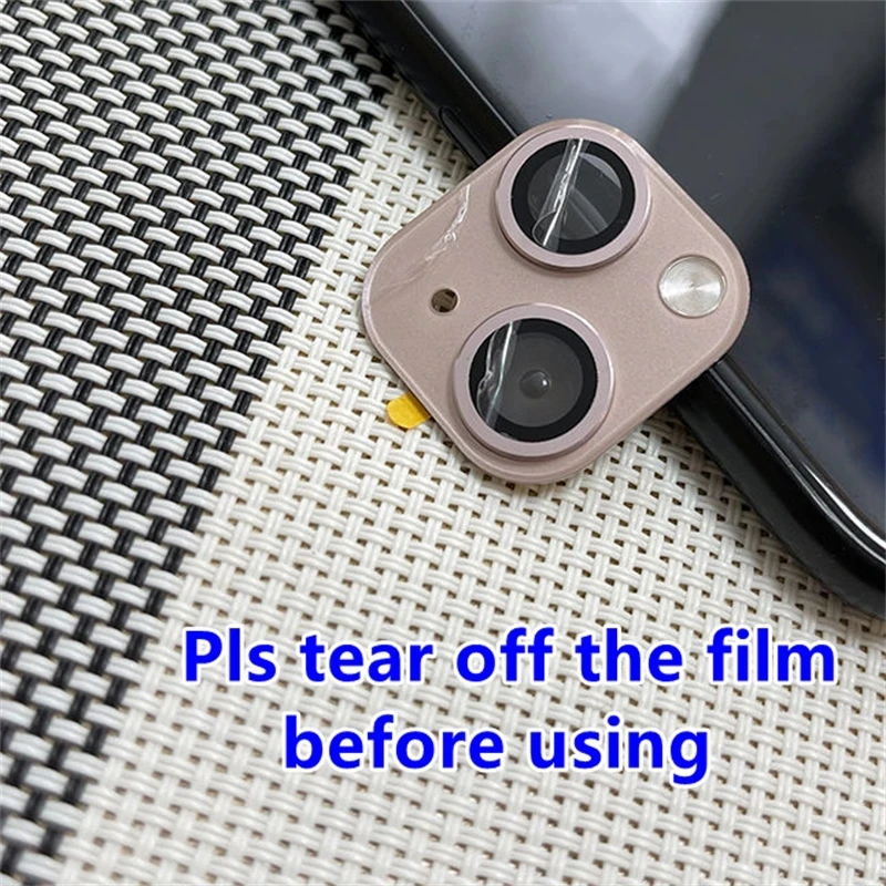 Fake Camera Lens Seconds Change For iPhone XR to 13 13mini Back Film Phone Alloy Sticker Protector Cover with Retail Box