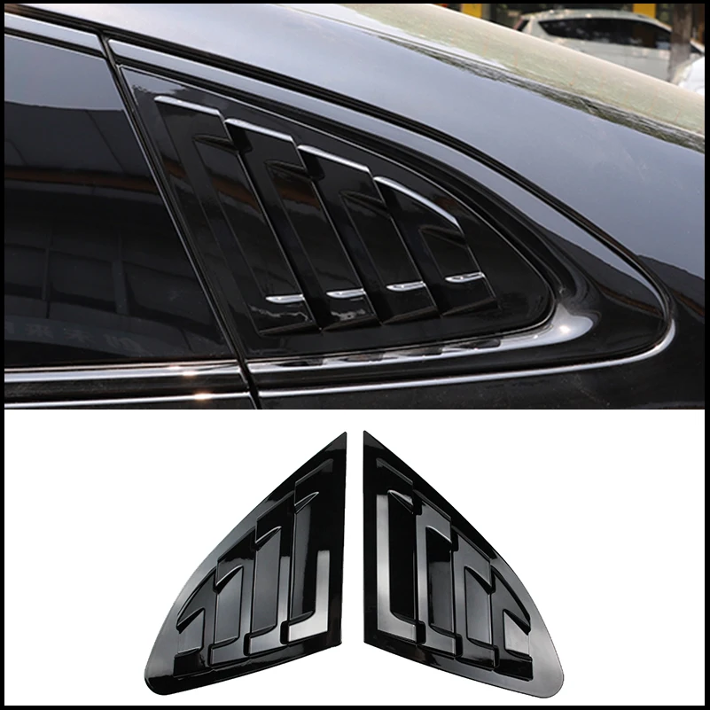 

Car Styling For Chevrolet Malibu 2016-2022 Rear Window Blind Shades Louver Frame Molding Cover Sticker Trim Auto Accessories