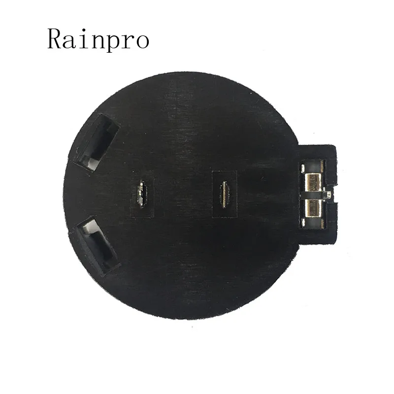 5PCS/LOT CR2450 2450 Coin Cell Button Battery Socket Holder Case 2 Pins Black.