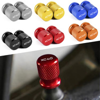 4pcs Car Wheel Tire Valve Caps Aluminum Airtight Covers for Volvo XC60 Accessories Car Styling