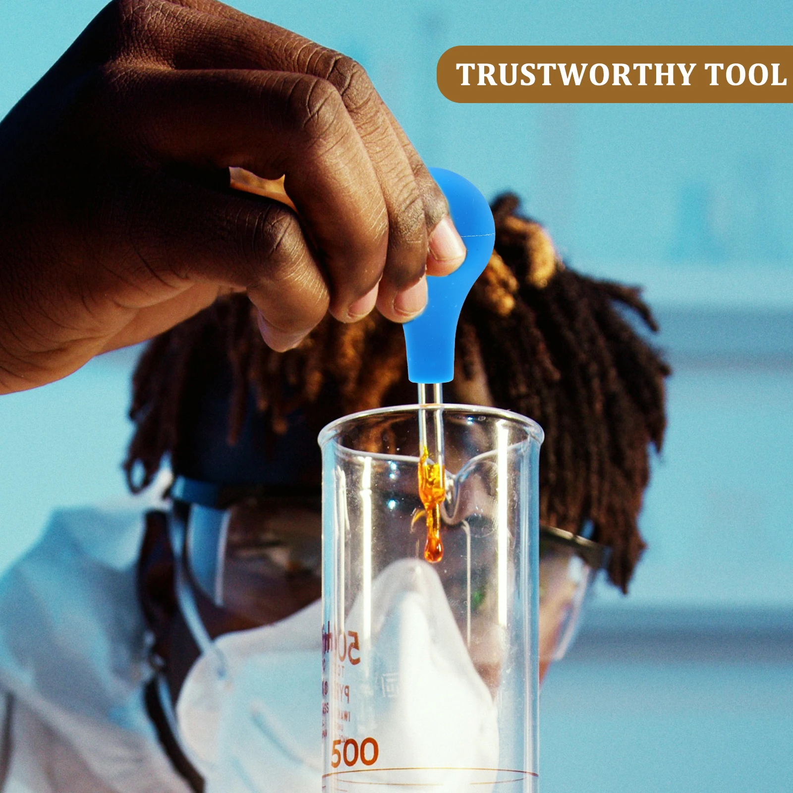 

10pcs Silicone Dropper Bulb Replacement For Graduated Pipette Tube Durable Laboratory Use Acid Oil Resistant Supplies