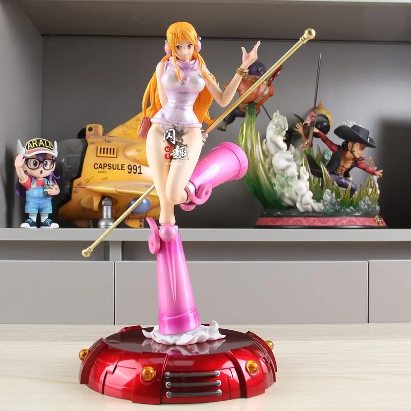 

Фигурка Нами из One Piece: Аниме-статуэтка с острова Эггхед, коллекционная модель пиратов Соломенной шляпы, настольное украшение, подарок для фанатов аниме