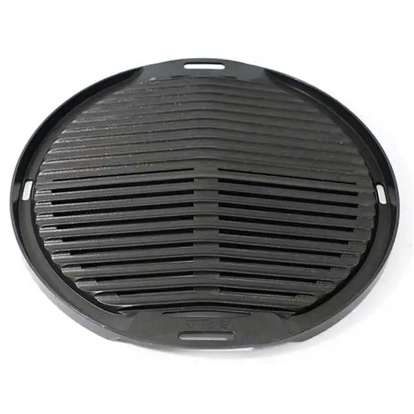 C carbon coated circular fire plate Chinese restaurant meat plate grill pan