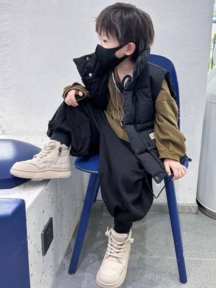 2026 أطفال أحذية الشتاء الدافئة صوف مبطن الثلوج أحذية للبنين بنات قصيرة منتصف العجل أحذية الخريف الشتاء وصول جديد #4