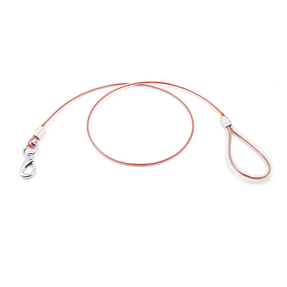

Pet Leash Heavy Duty Dog Leash Ergonomic Cable Large Dogs Red Retractable Chew Proof Stink Proof Easy Water Resistant