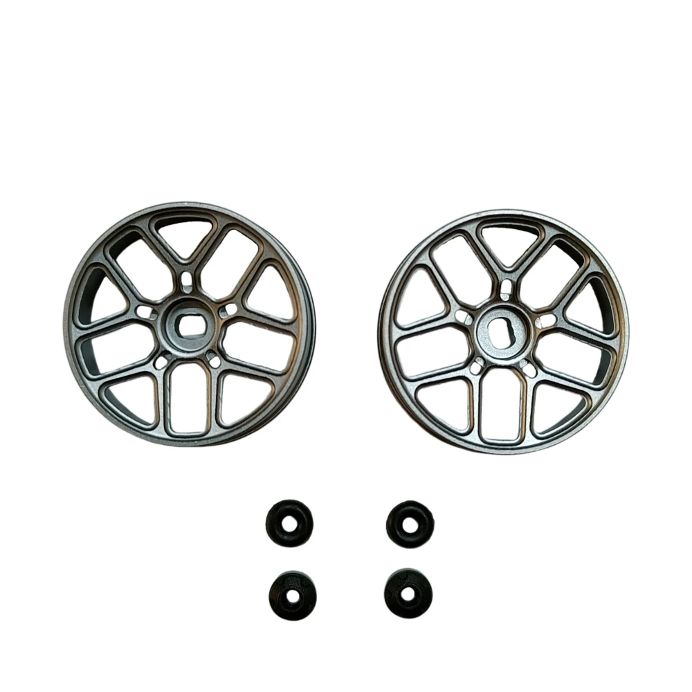 LSD 1/24 22MM Y MINIZ AWD CNC Wheel Grey 2PCS LS Studio