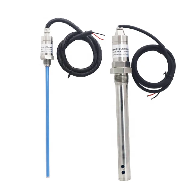 

KSLV651-B Stainless Steel Housing Top Cable Outlet Capacitive Level Sensor with IP68 Protection High Accuracy 0.5%-1% FEP Probe