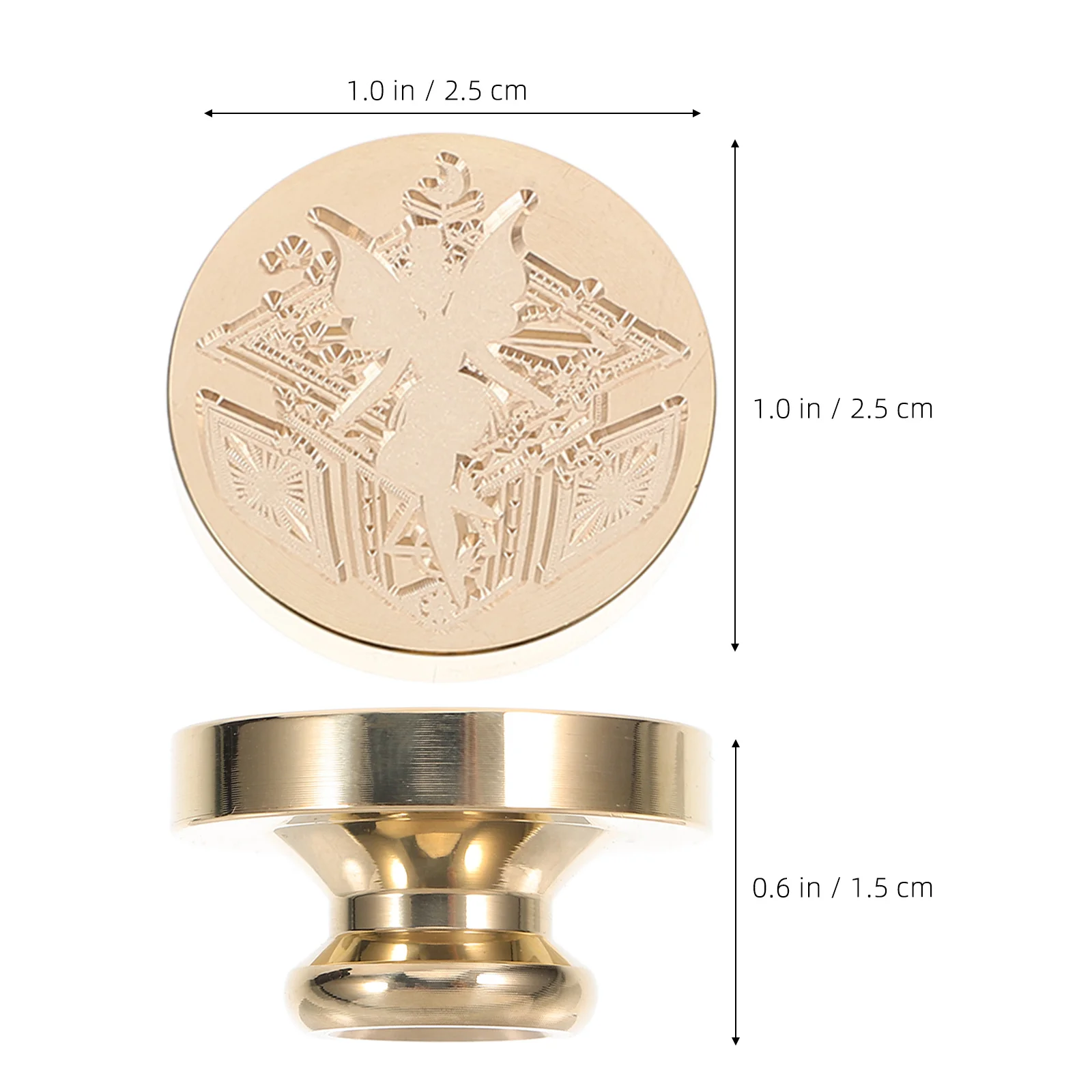 

Copper Head Sealing Vintage DIY Craft Decor for Envelopes Letters Wine Bottles Gift Packaging Alphabet Stamps