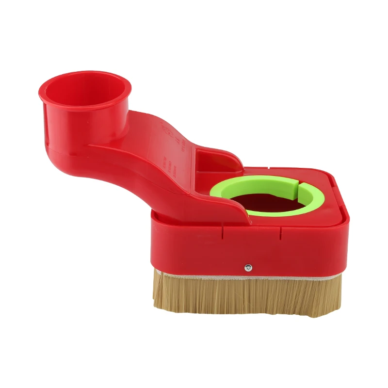 CNC Router Dust Shoe 75/80/85/90/100mm Dust Collector Dust Cover Brush For CNC Milling Machine Cleaner Woodworking Tools