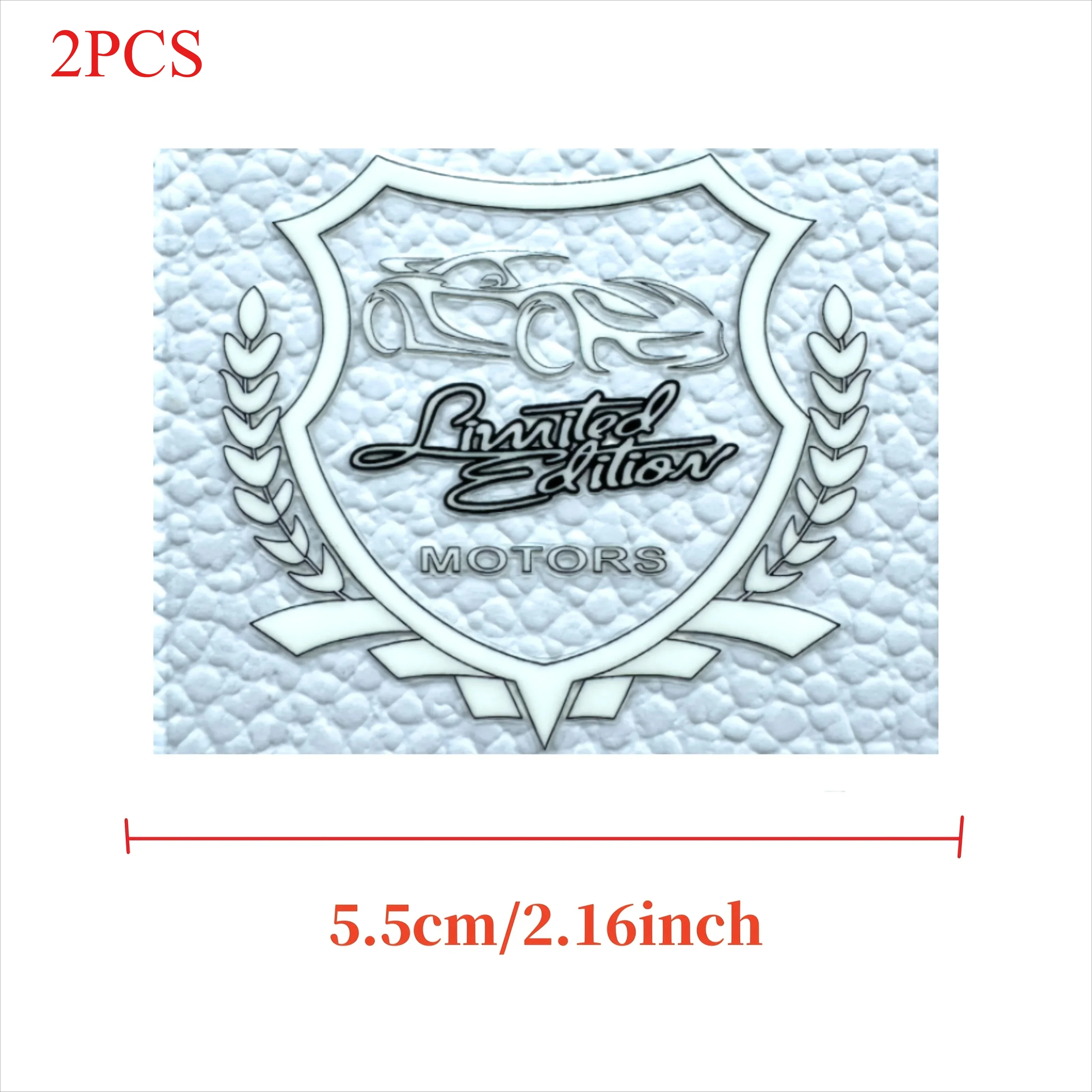 قطعتان من ملصقات السيارات ذات الإصدار المحدود لشارة المحركات والدراجات النارية، ملصق أنيق للسيارات الخارجية، ملصق شعار السيارة المميز
