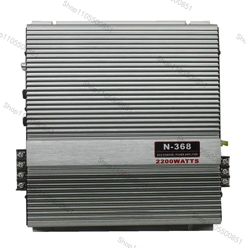 N-368 Two-channel Two-channel Car Audio Fever Power Amplifier Car Subwoofer 2-channel 2200W Amplifier