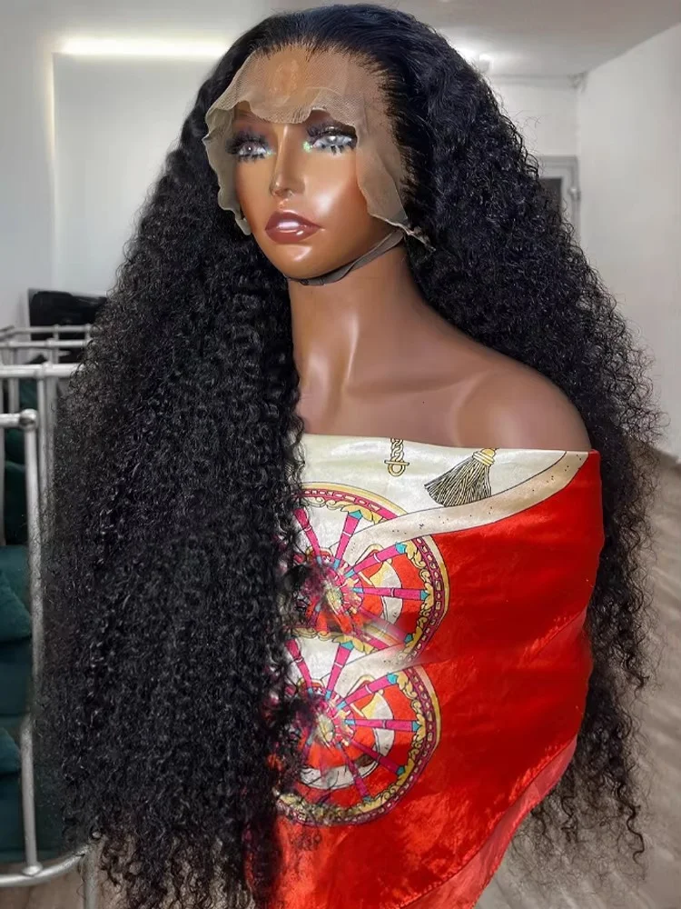 

250 Density Curly Wigs 13x6 HD Lace Frontal Human Hair Wig Brazilian 30 40 Inch Water Deep Wave 13x4 Lace Front Wig For Women