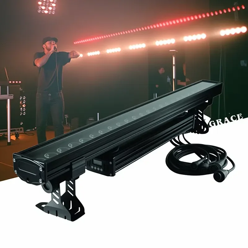 for Igracelite 18x12W RGBW 4in1 LED Wall Washer Outdoor IP65 Pixel LED Stage Wall Light