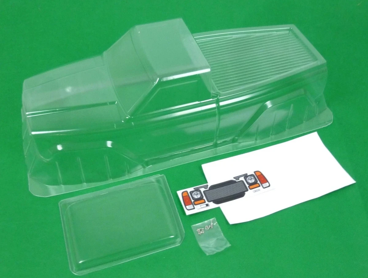 

Корпус для радиоуправляемого краулера из прозрачного поликарбоната, масштаб 1:10, подходит для шасси 313 мм.