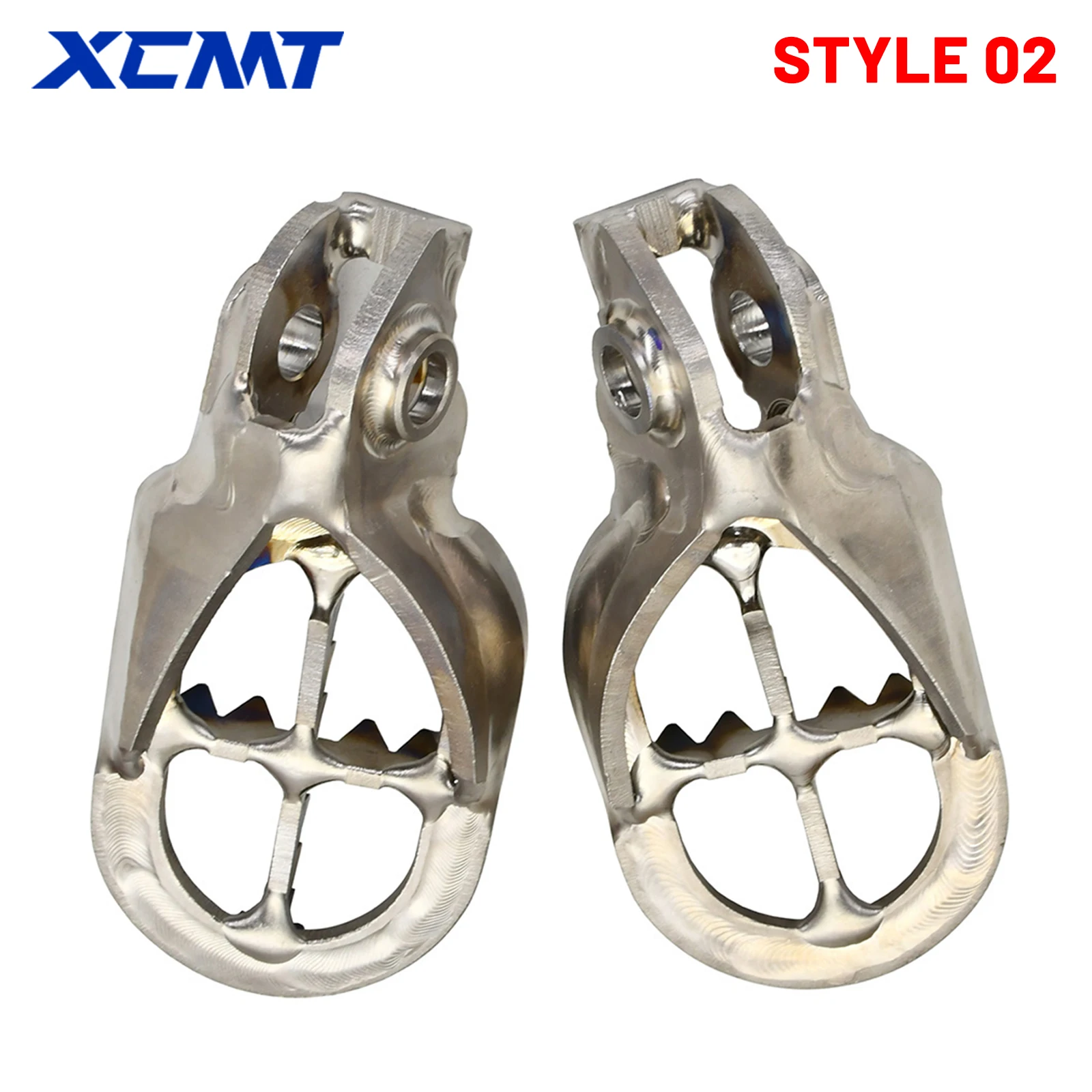 Per KTM EXC EXCF XC XCF SX SXF 65-530 Husqvarna GasGas 1998-2024 Accessori Moto In Lega di Titanio Pedana Piede Peg poggiapiedi