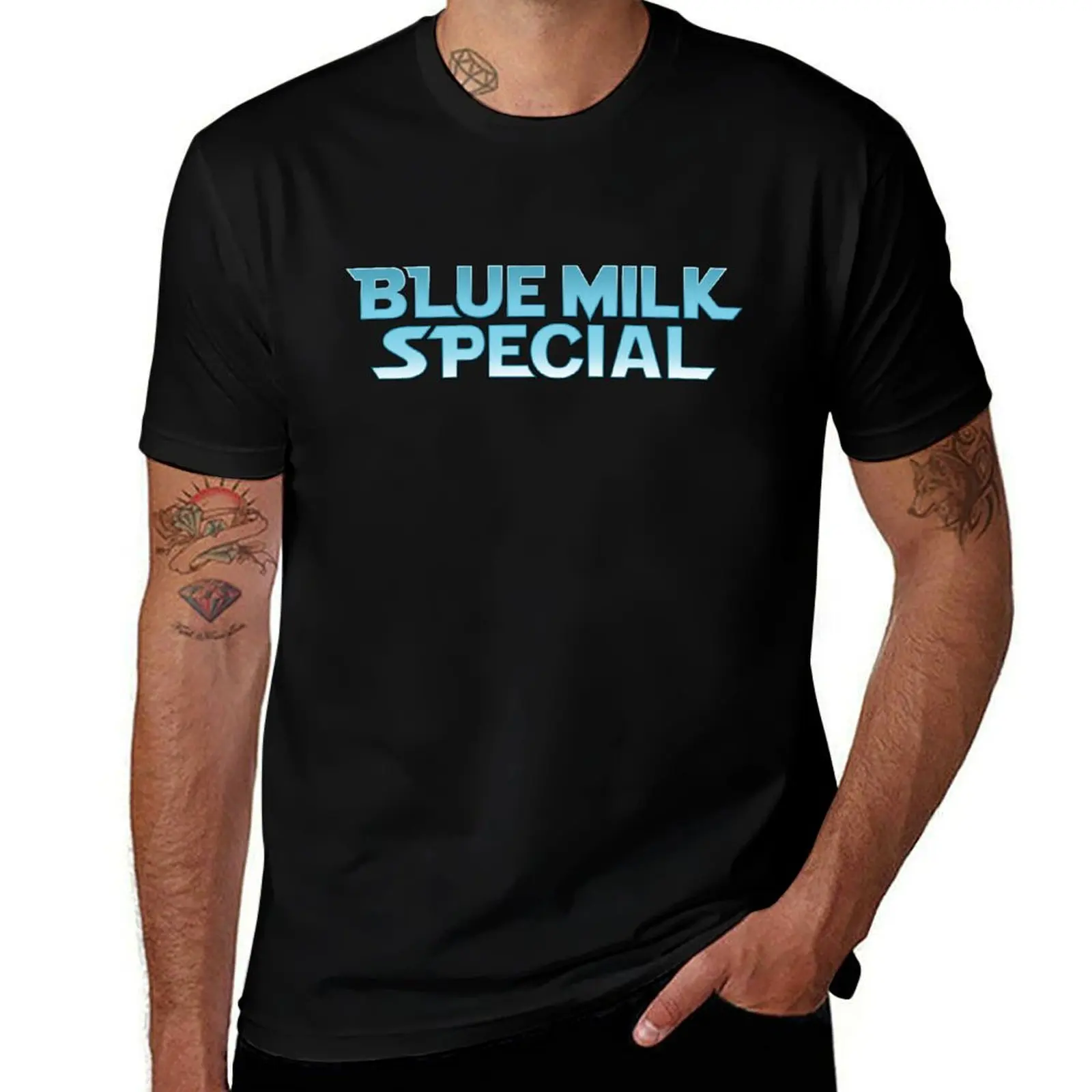 

Blue Milk Special T-shirts! T-Shirt men t shirt cotton 100% man t shirt graphic