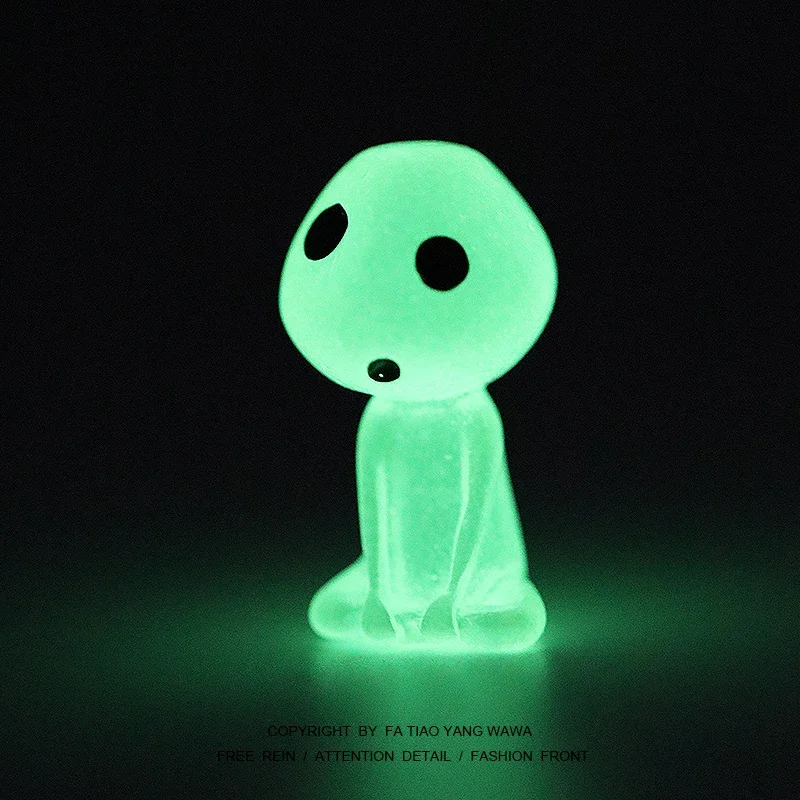 At night, a bunch of glowing fools have a long conversation with you! Nightglow ornaments