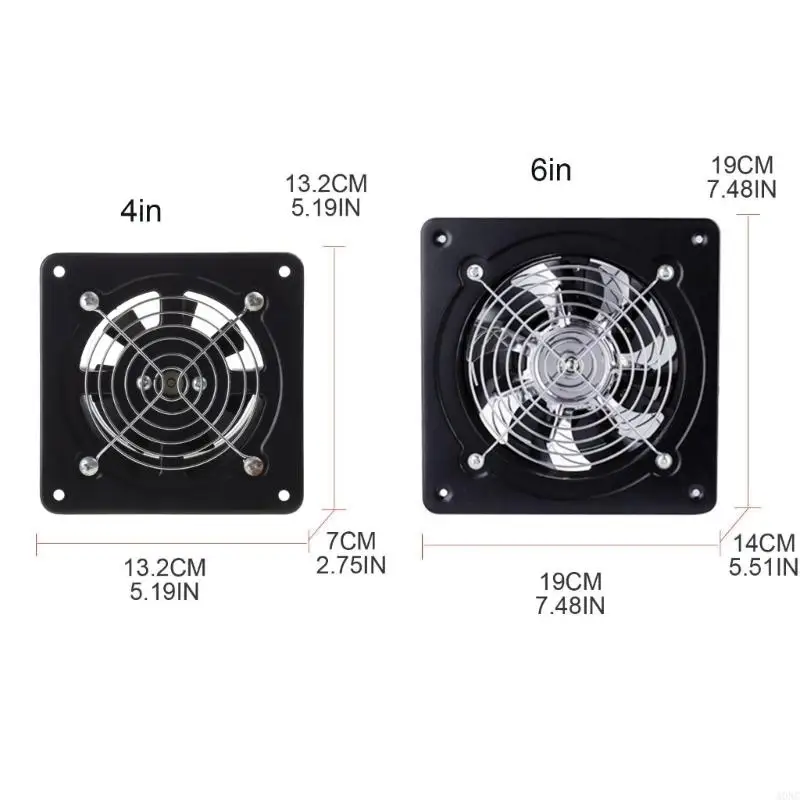 A0NC 220V Quạt Thông Gió Công Nghiệp Quạt Hút Tường Cửa Sổ Hút Cho Nhà Bếp Phòng Tắm Và Phòng Giặt Giặt