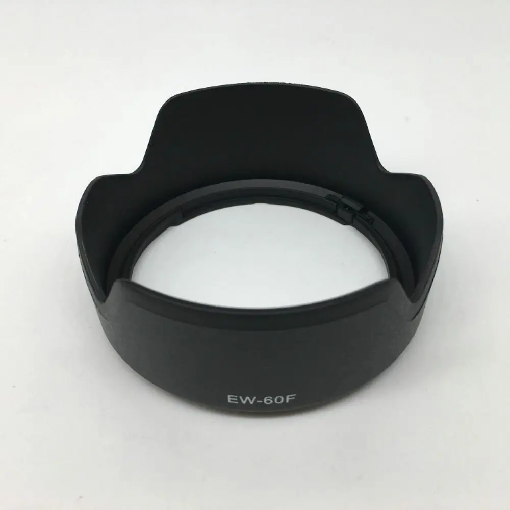 ABS Lens Hood EW-60F 55mm Black Protective Shield Camera Lens Sunshade for Canon EF-M 18-150mm IS STM Camera Accessories