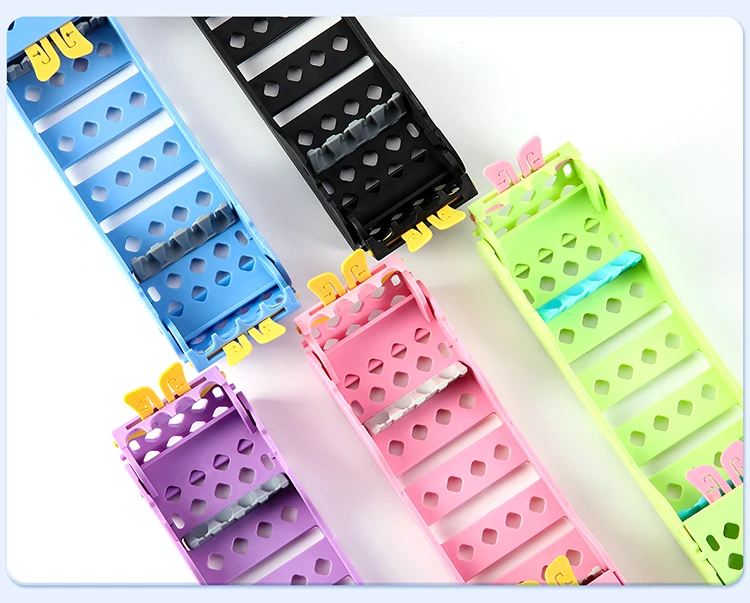 AZDENT Dental 4-Fächer Sterilisationsbox-Halter Autoklavierbarer Desinfektions-Aufbewahrungsständer Box-Organizer für Zahnärztliche Instrumente – Detail 7