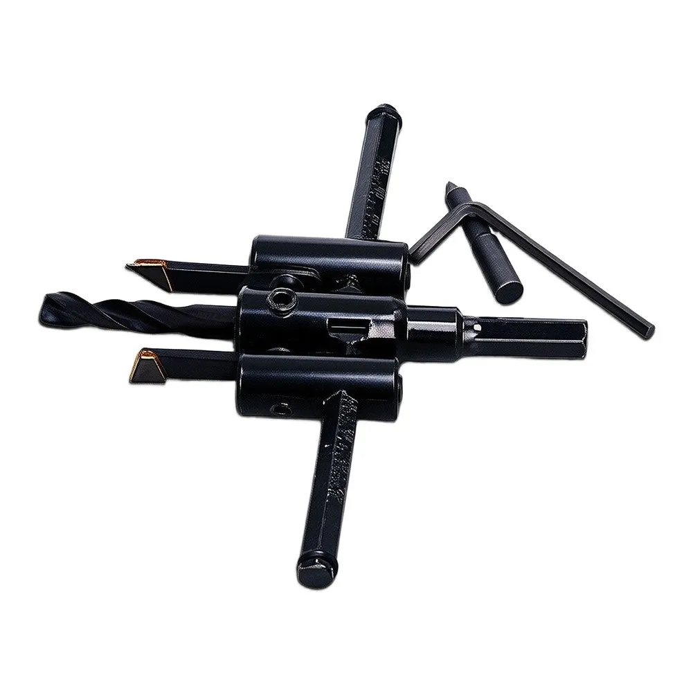 Aircraft Type Hole Cutter for Pipework Downlight Wiring Speaker Installation Adjustable Diameter 3.3 to 11.8 Inches