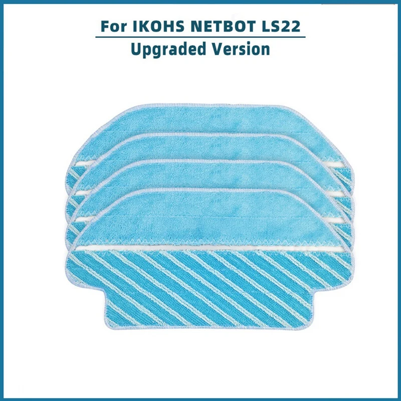 For IKOHS NETBOT LS22 Robot Vacuum Cleaner Replacement Spare Parts Accessories Main Side Brush Hepa Filter Mop Pad