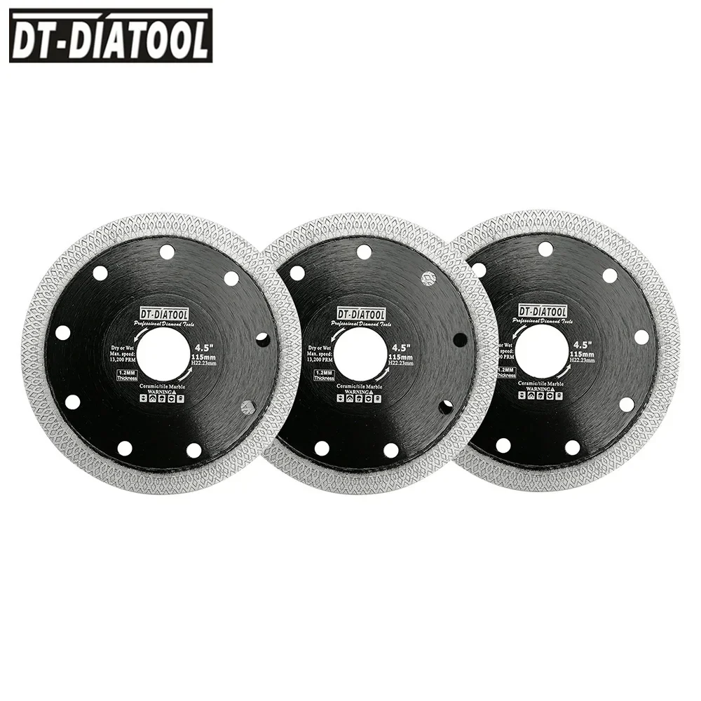 DT-DIATOOL Diamond Cutting Disc Ceramic Super Ultra for Cutting Ceramic Stone Granite Marble Porcelain Tile Cut Plate Saw Blade