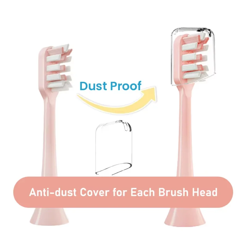 For SOOCAS X3/X3U/X5 Replacement Toothbrush Heads Clean Tooth Brush Heads Sonic Electric Toothbrush Soft Bristle Nozzles