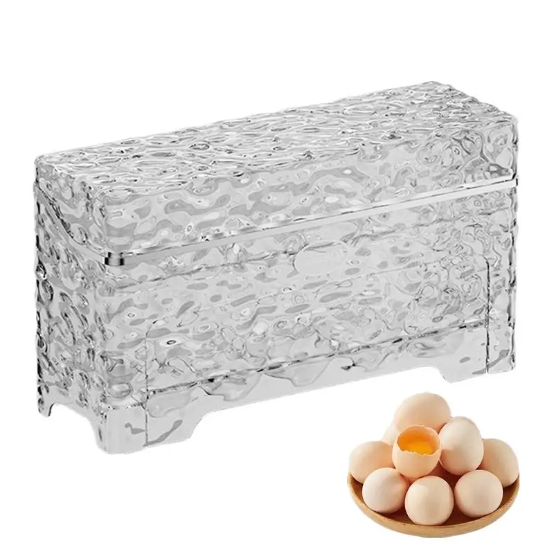 

Контейнер для яиц, двухслойный лоток для яиц, контейнер для хранения, органайзер, коробка с крышкой, прозрачная стойка, контейнер большой емкости, кухонные принадлежности для
