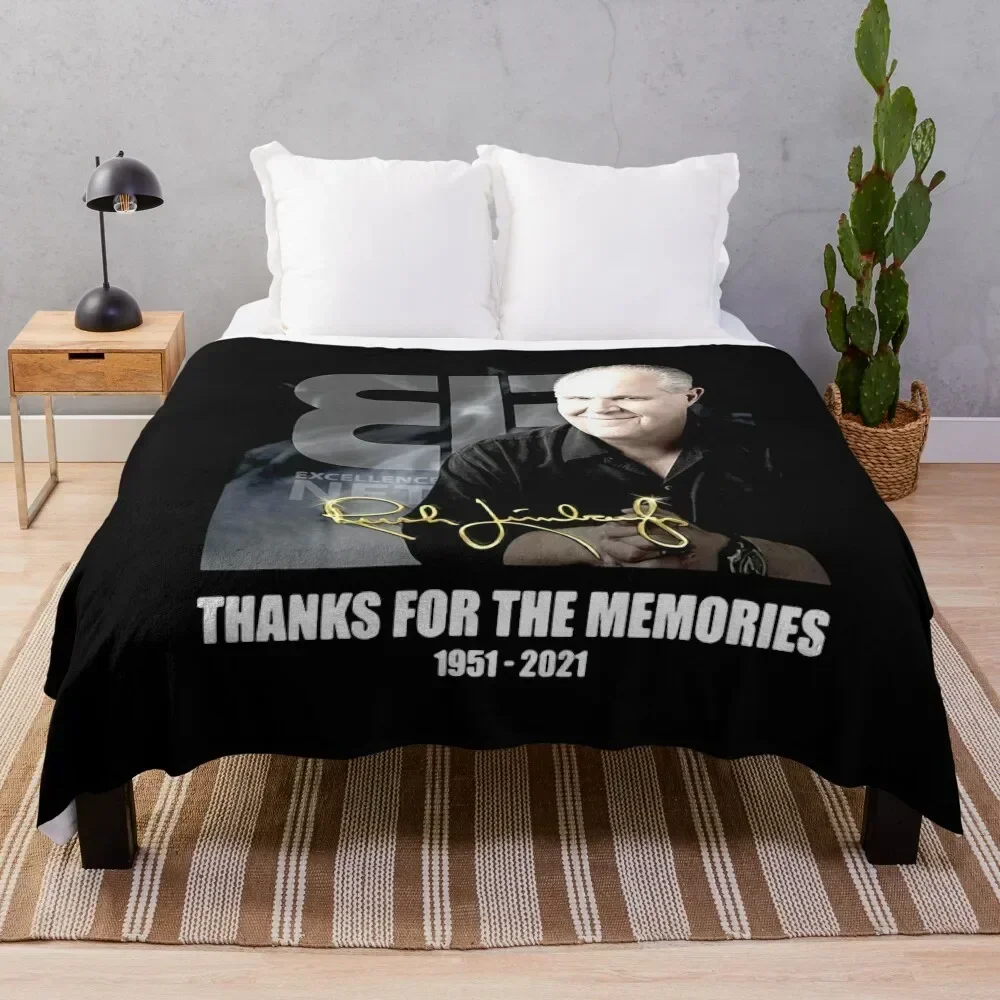 

RUSH LIMBAUGH Throw Blanket Soft Plush Blanket as Housewarming Gift