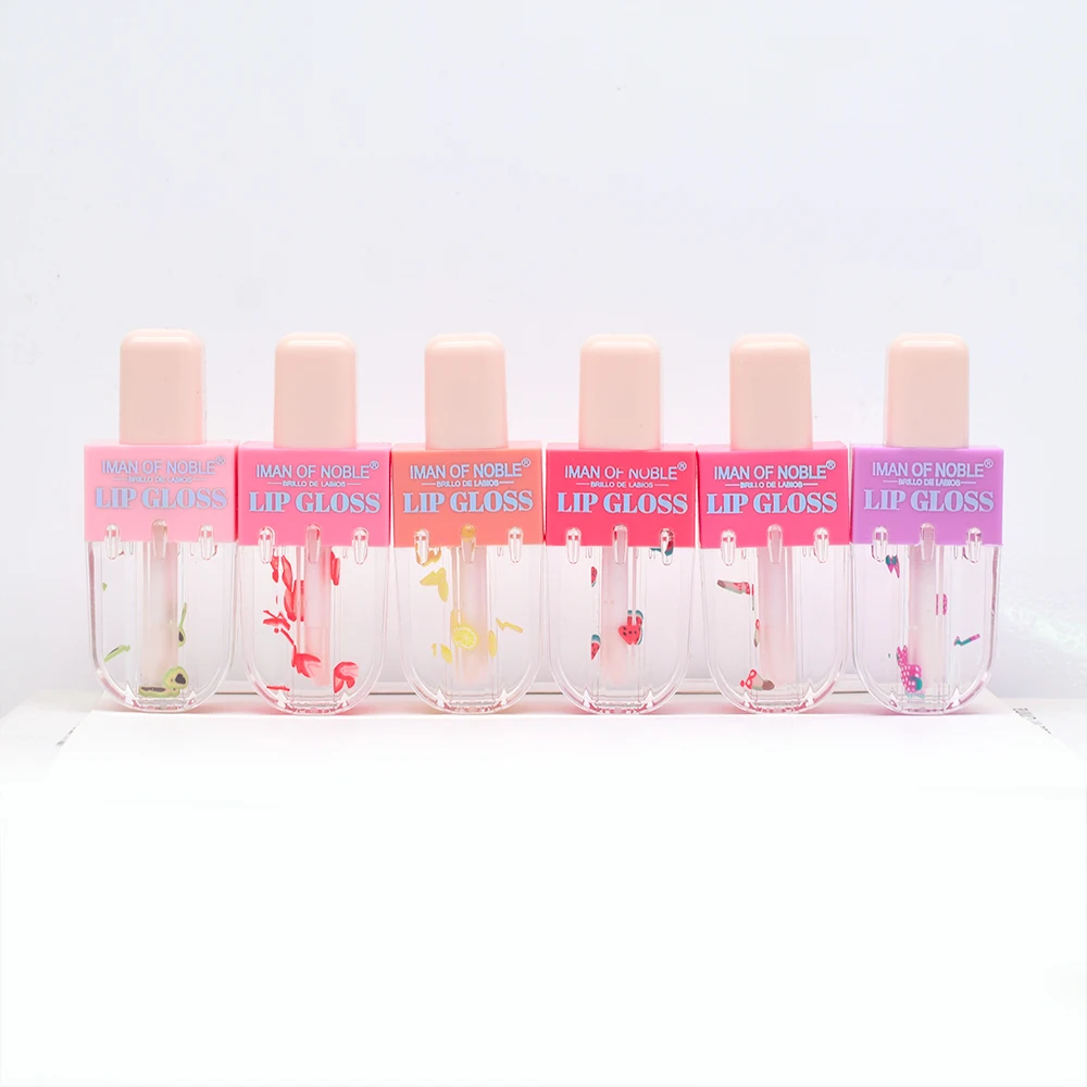 24Pcs Fruit Slices Clear Lip Gloss Set Shiny Hydrating Moisturizer Magic Liquid Lip Oil Lips Makeup Lips Cosmestic