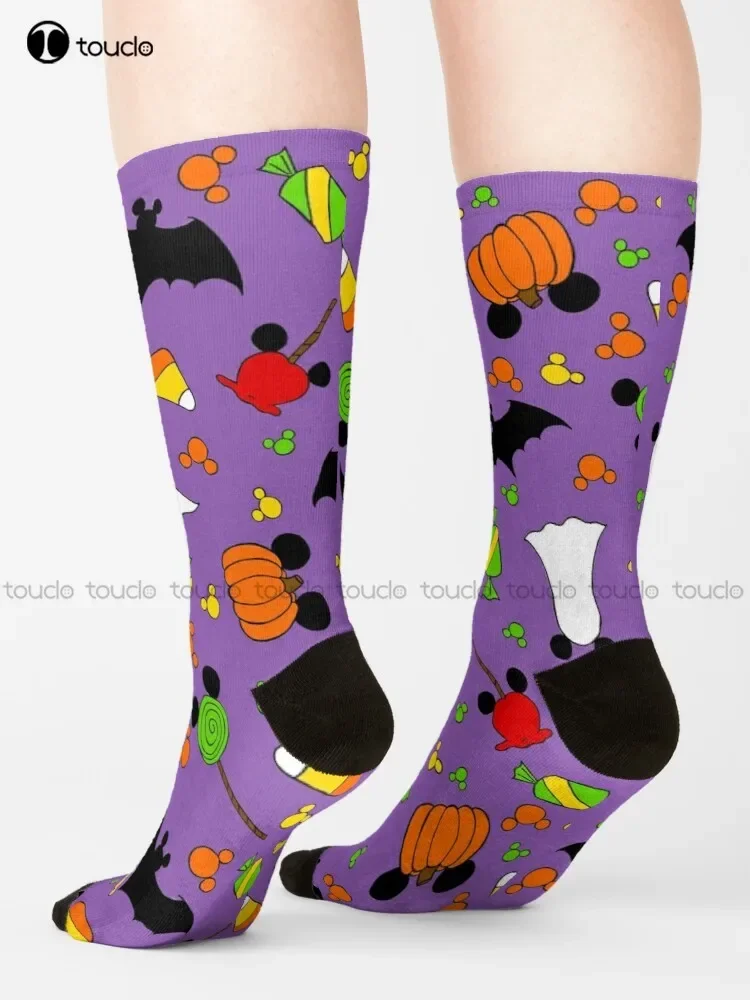 Halloween Design Creepy Cute, Spooky, Cute Goth Socks Halloween Socks For Girls Christmas New Year Gift Custom Gift Unisex Adult