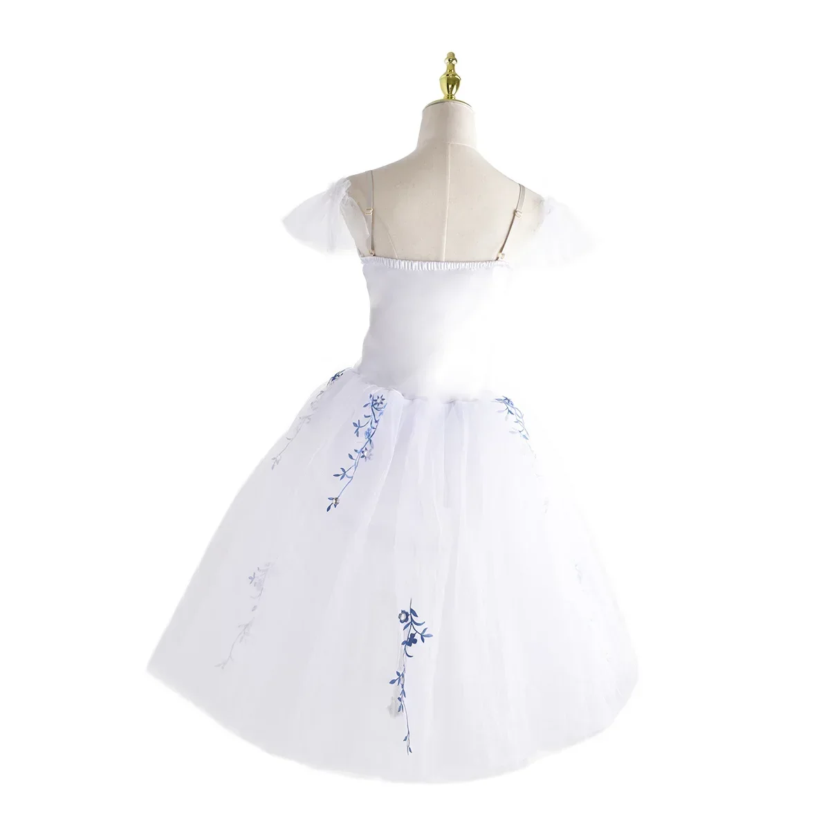 Classical Short Puff Sleeve Giselle Ballet Costume Adult Women Long Ballet Leotard Dress Professional Tutu Girls Ballet Clothes