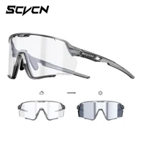 Gafas de Ciclismo Fotocromáticas para Exteriores SCVCN, Gafas Deportivas para Ciclismo, Bicicleta, MTB, Carretera, Senderismo, Escalada, Protección UV400