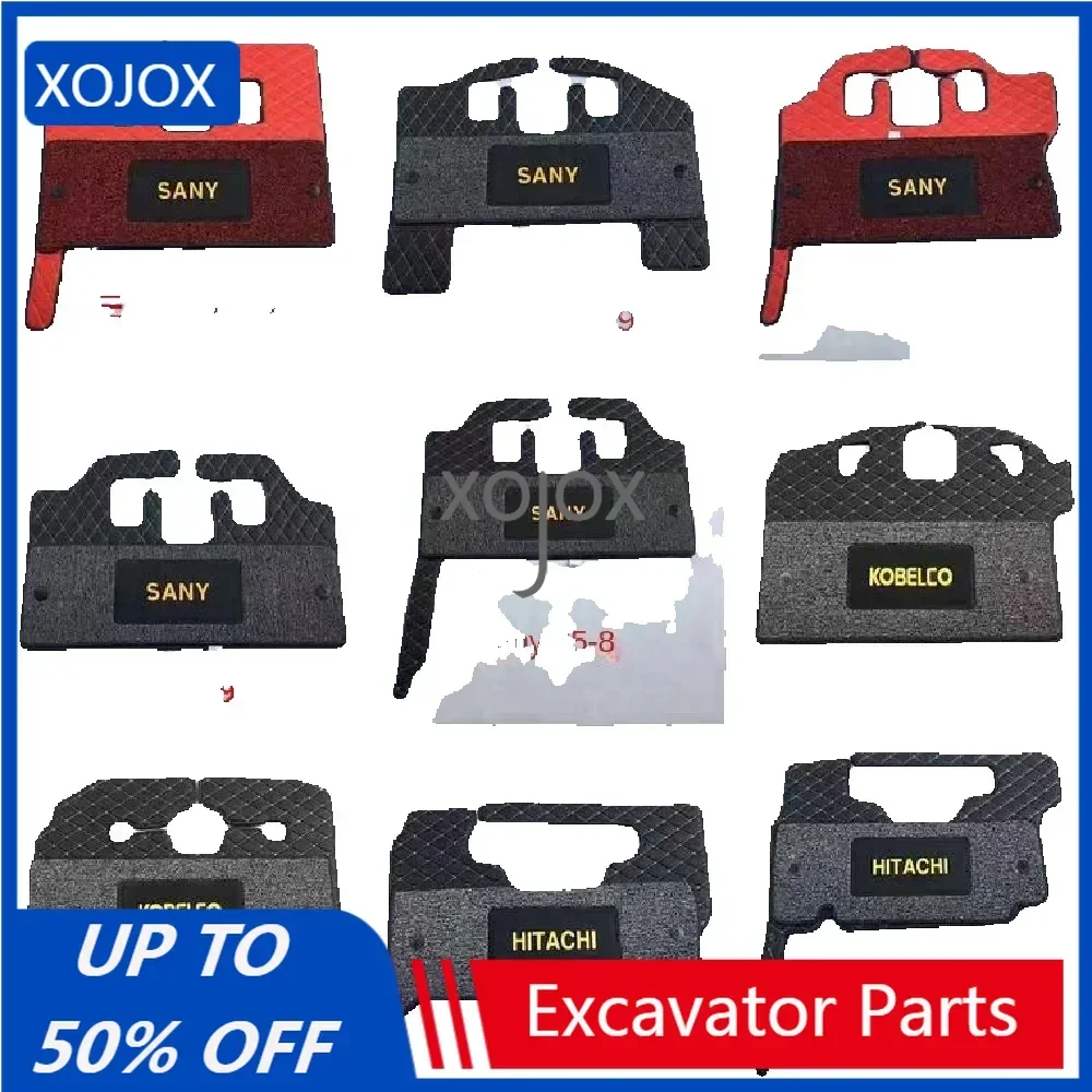 XOJOX для Sany Komatsu Hitachi Kobe стальной Doosan Xcmg для CAT Lingong clg Footmat Hyundai кабина ковер экскаватор детали