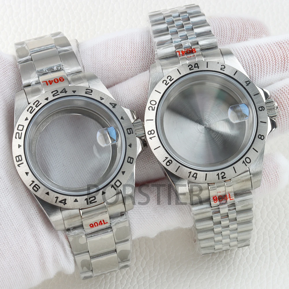 

24 Hour EXP 39mm NH35 Watch Case for Explorer NH34 NH35 NH36 NH38 Movement Sapphire Glass Oyster/Jubilee/Presidential Watchband