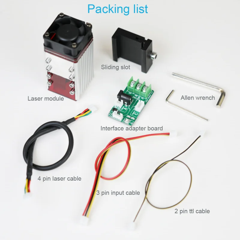 2021 NEJE 40W 450nm module head kits DIY With TTL / PWM Modulation for cutting laser engraving machine