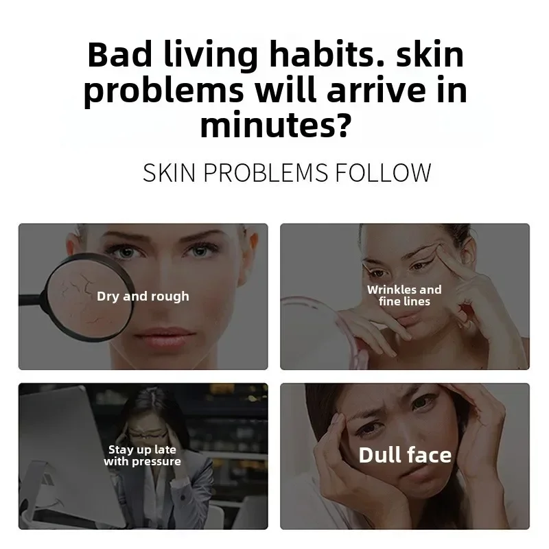 L'essenza facciale riduce le rughe e assorbe rapidamente