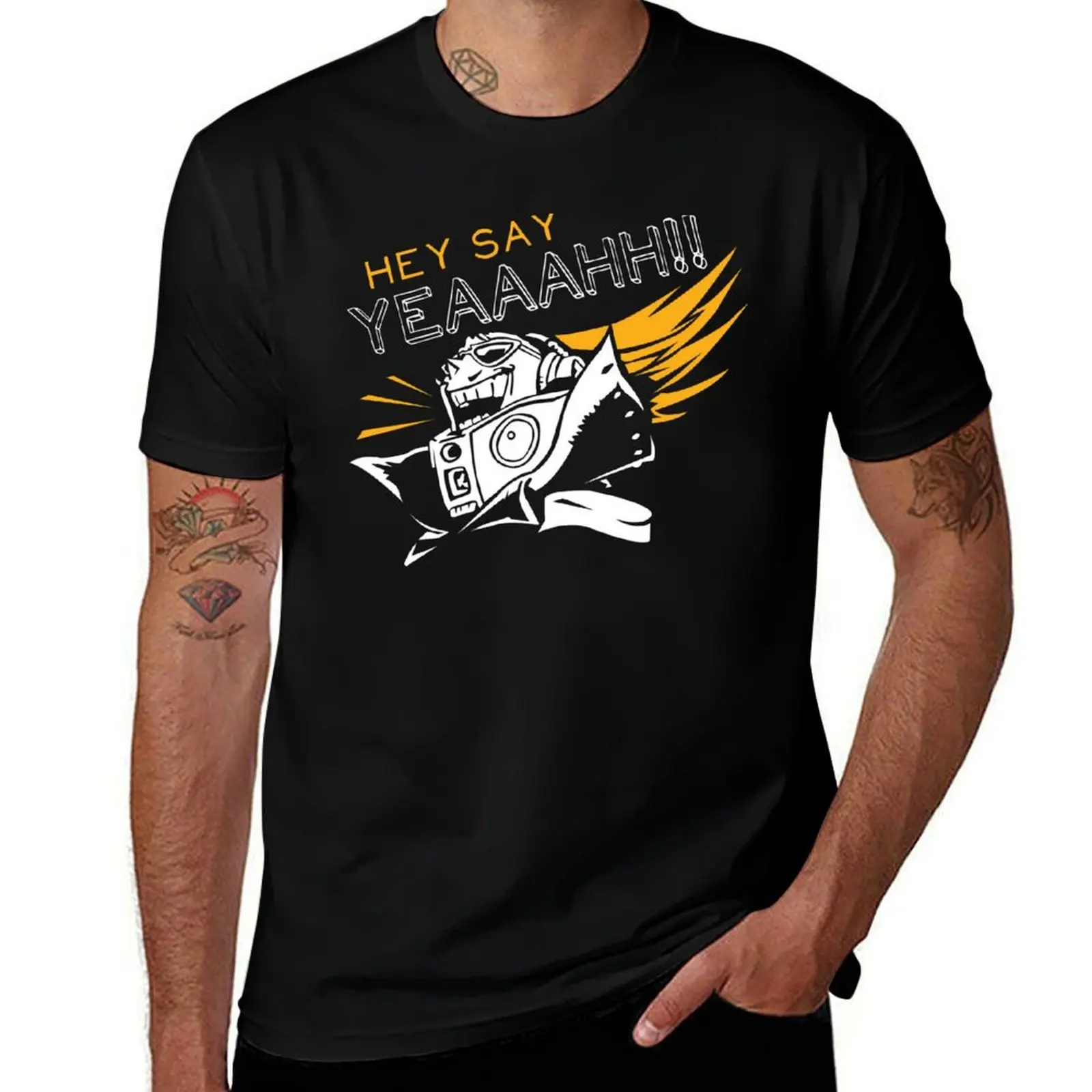 

Hizashi Yamada l Voice Hero Present Mic T-Shirt plus sizes graphics custom t-shirts men graphic t shirts